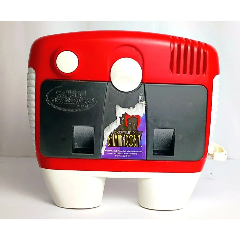 The Adventures of BATMAN and ROBIN TYCO Talking VIEW-MASTER - Viewer & Cartridge